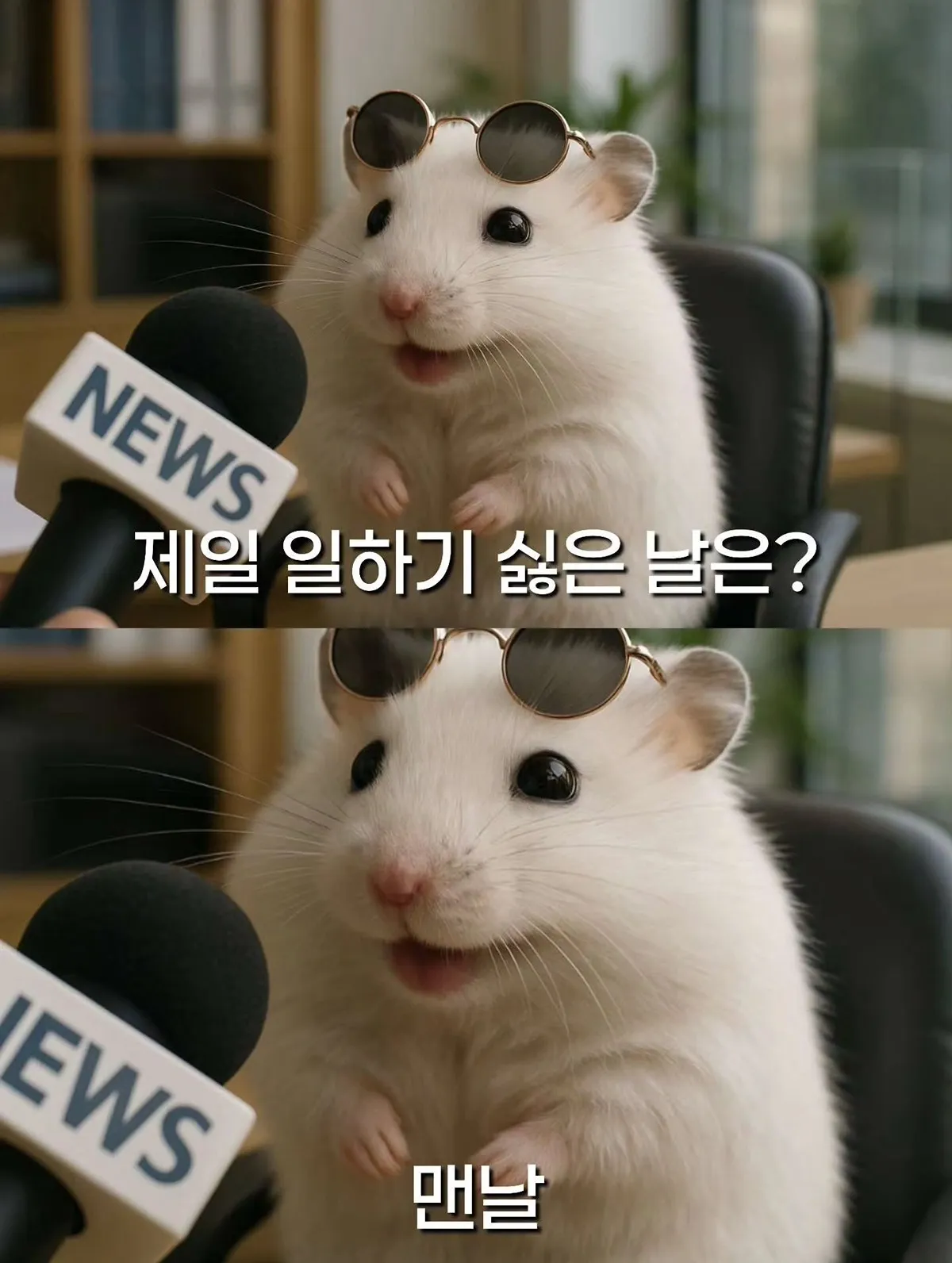 제일 일하기 싫은 날은?