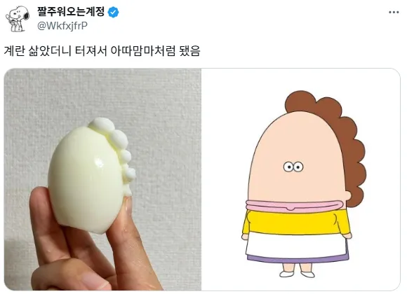 계란 삶았더니