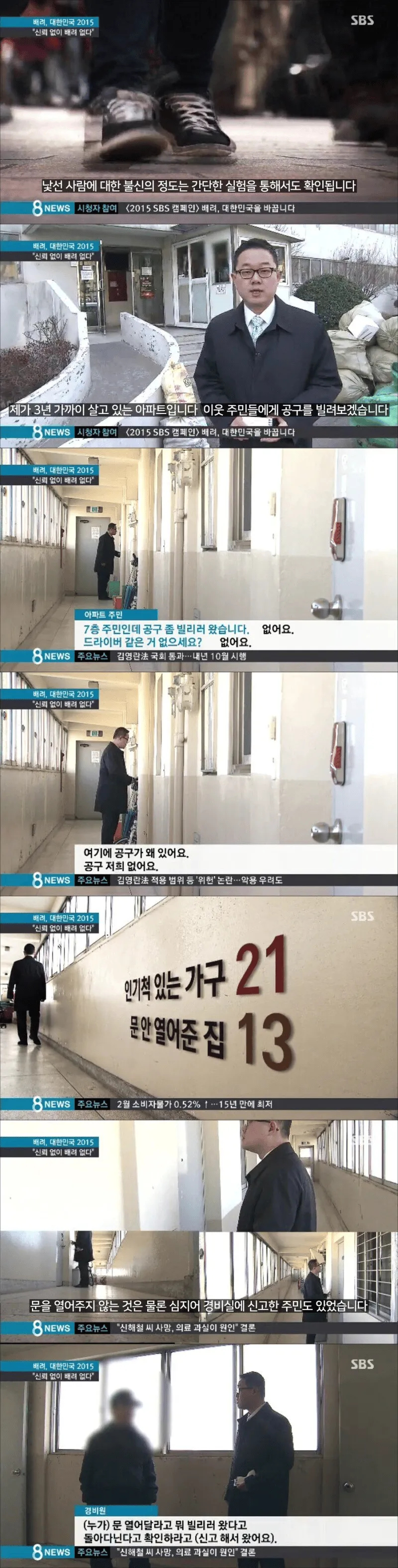 SBS의 불신 실험