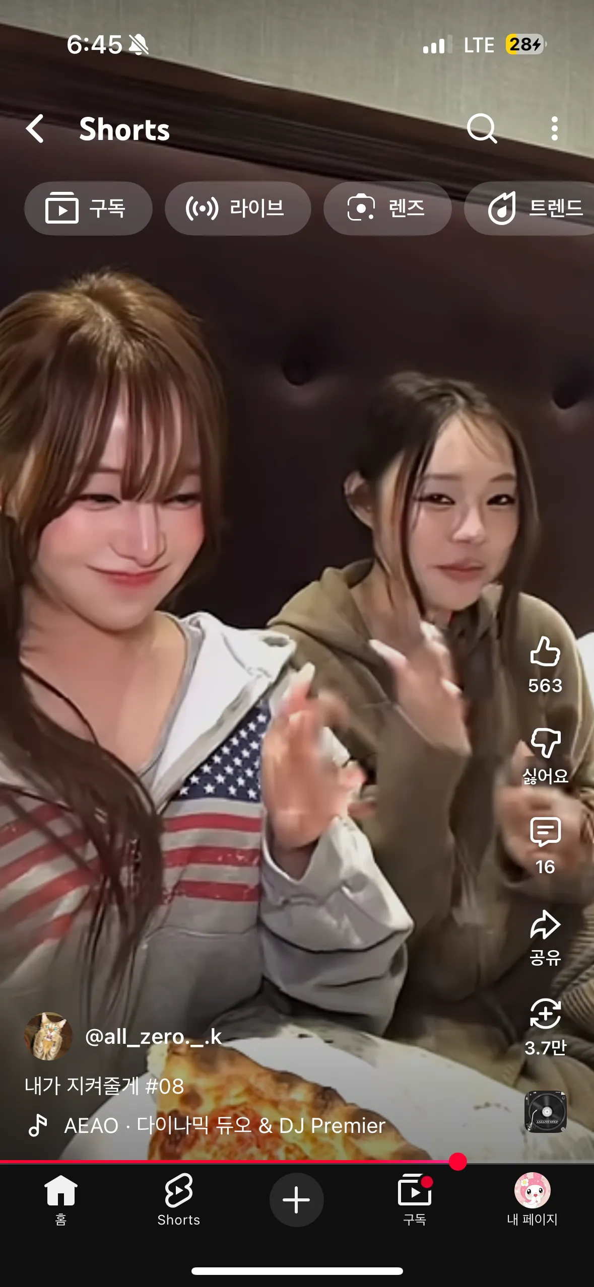 성조기 후드집업
