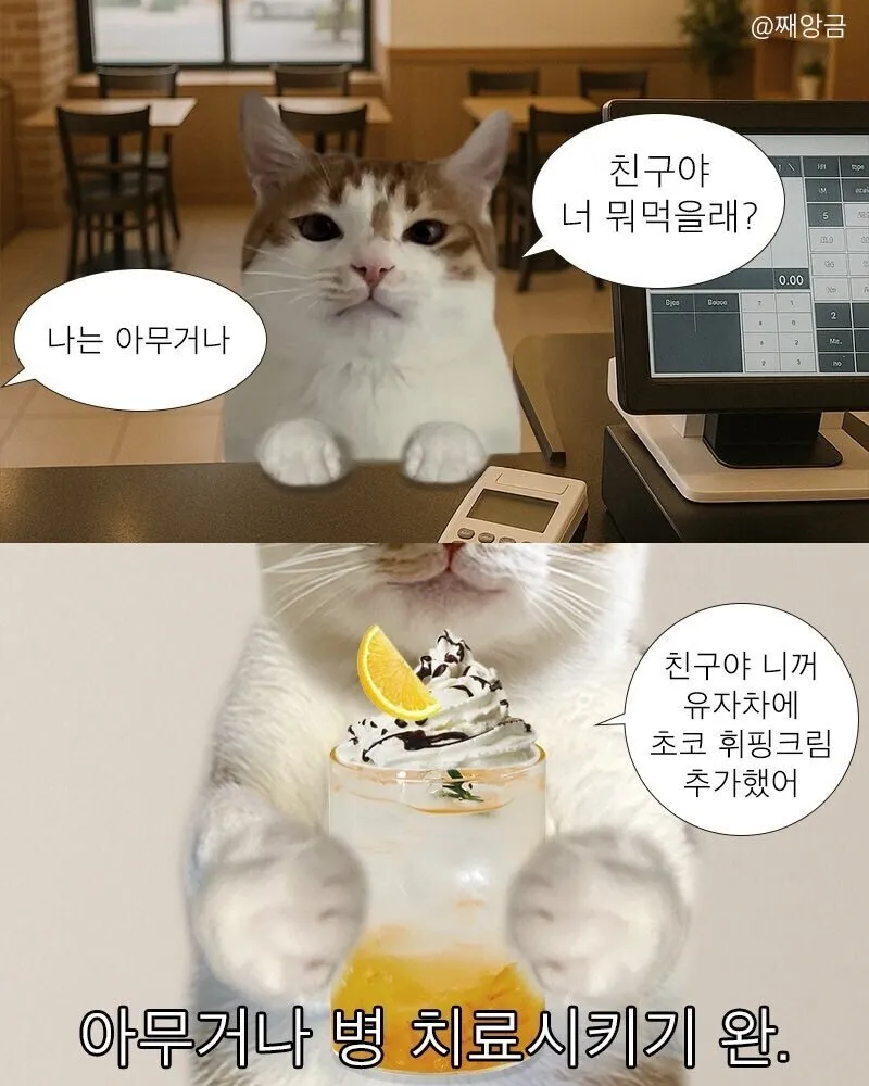 친구의 아무거나 병 치료하는 법