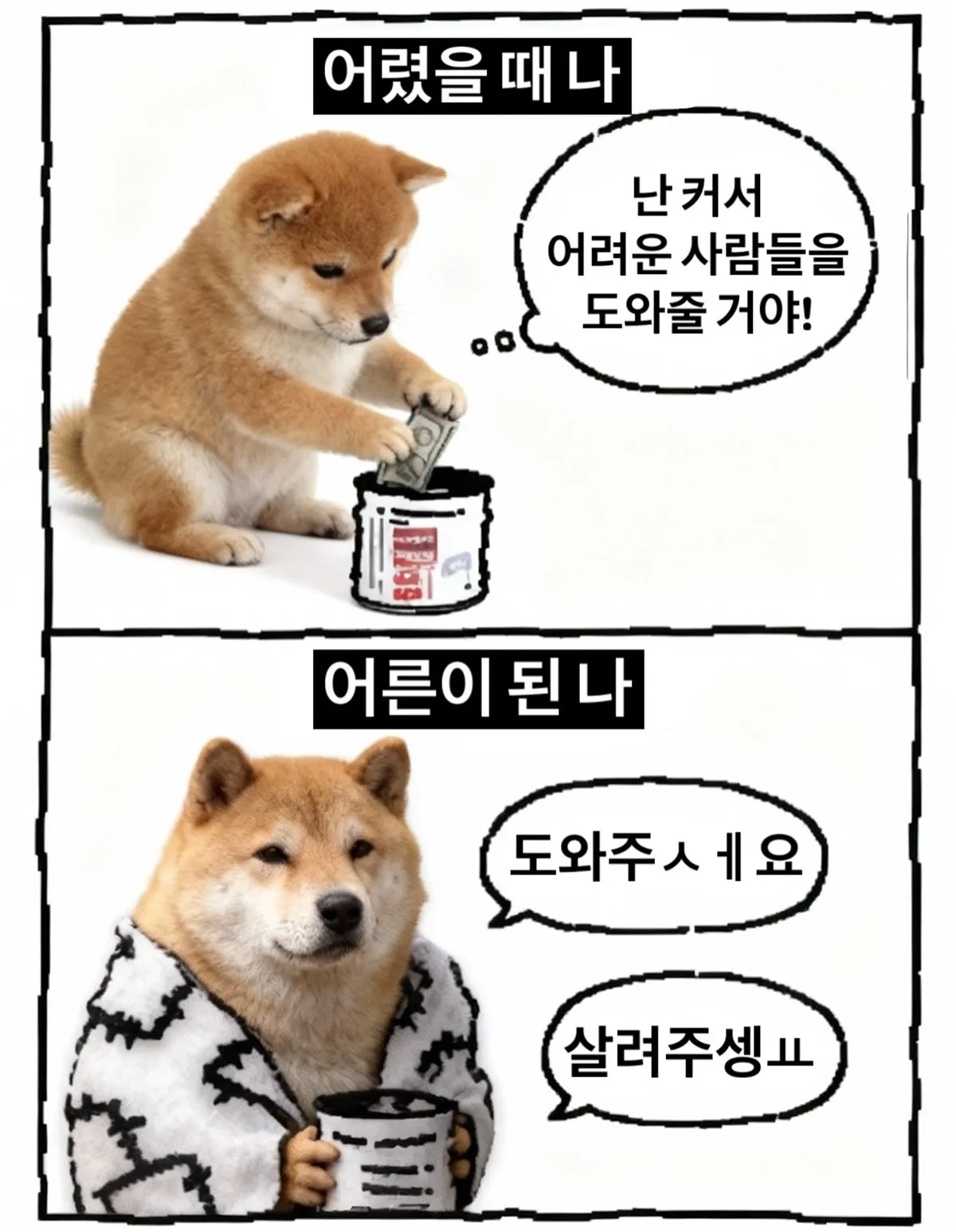 어렸을때는 분명 깨끗했는데...