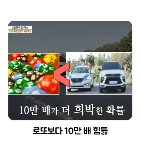 로또보다 힘든 확률8