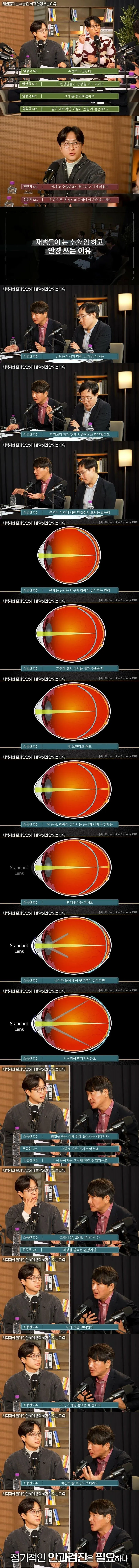 재벌들이 라식, 라섹 수술 안받는 이유