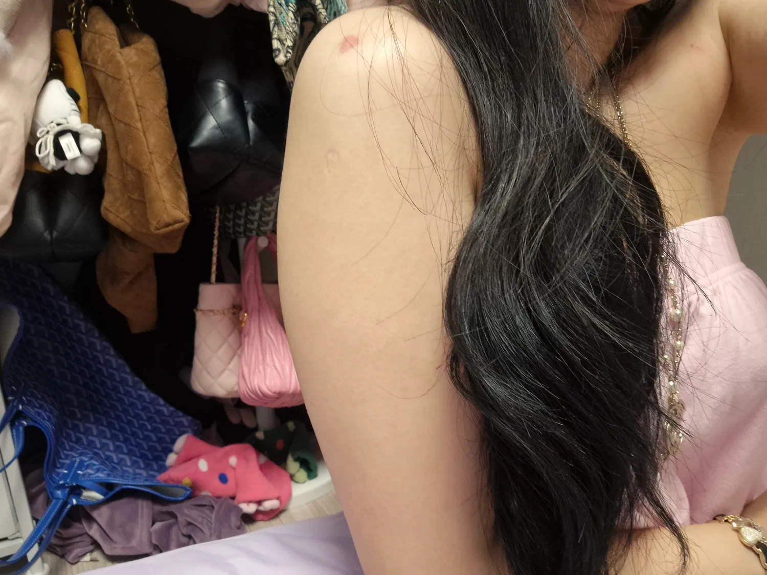 61키론데 팔뚝 윗쪽만 굵어요