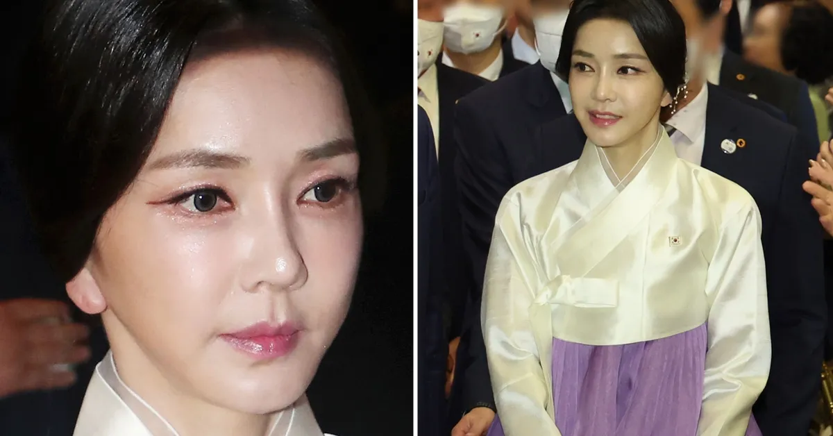 김건희 화장빨이었던건가요? 저땐개이뻣는데2