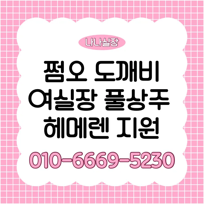 <쩜오>도깨비 여실장 밀착케어/헤메지원